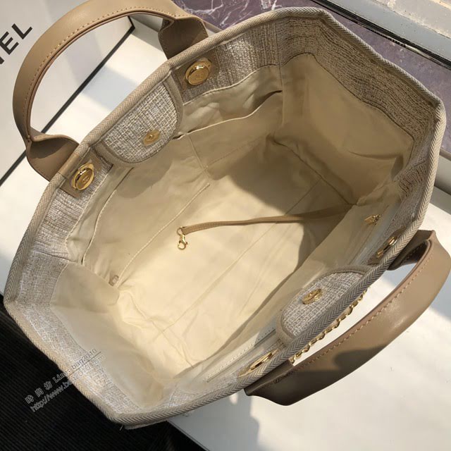 Chanel女包 66941 香奈兒經典款沙灘包 Chanel帆布購物袋  djc4043